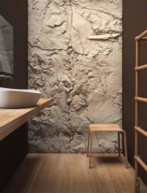 pizarra imitacion en baño diseño interior