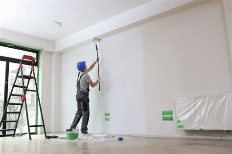 imagen de superficies pintadas y preparación de paredes