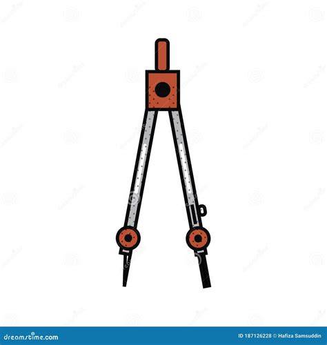 compás de brocas veterinarias (ilustración técnica)