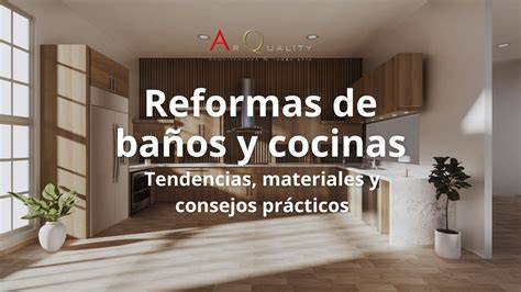 reformas en cocinas y baños infografica