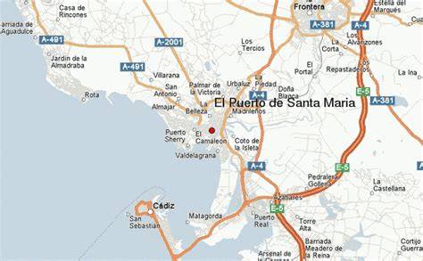 mapa de El Puerto de Santa María y alrededores